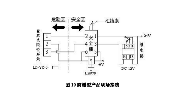 防爆型音叉液位开关接线.png